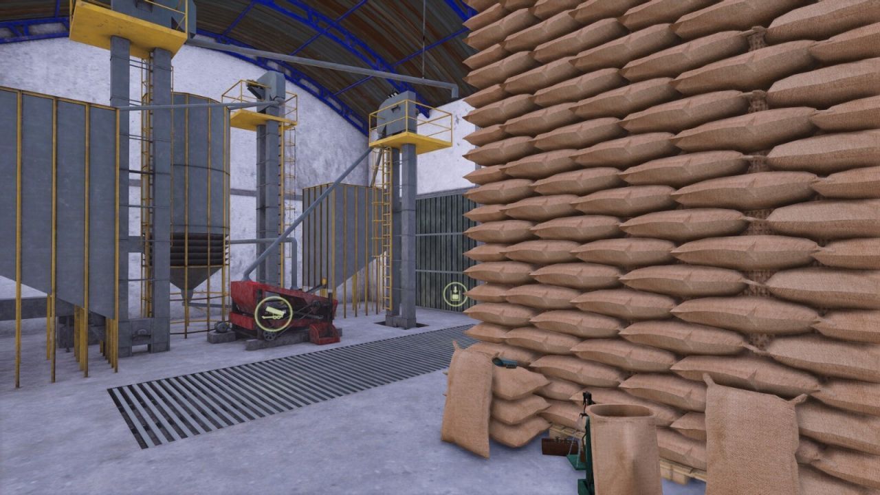 Склад і силос Grangeiro для Farming Simulator 25