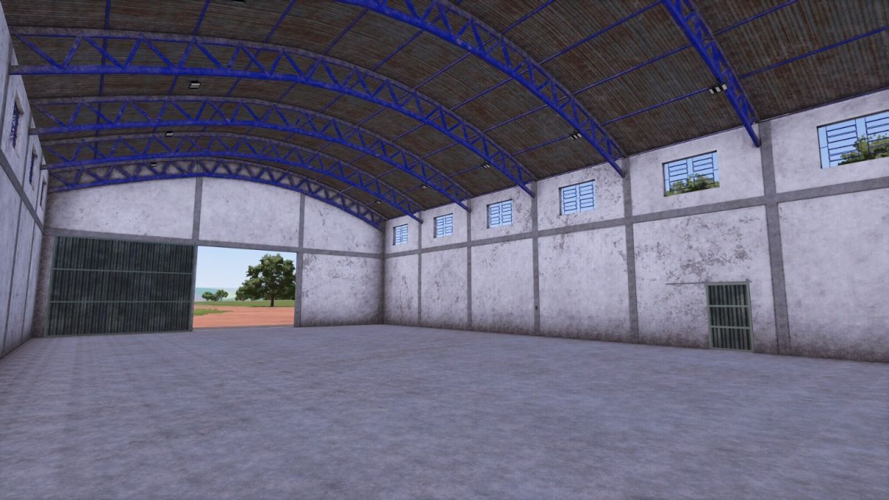 Склад і силос Grangeiro для Farming Simulator 25