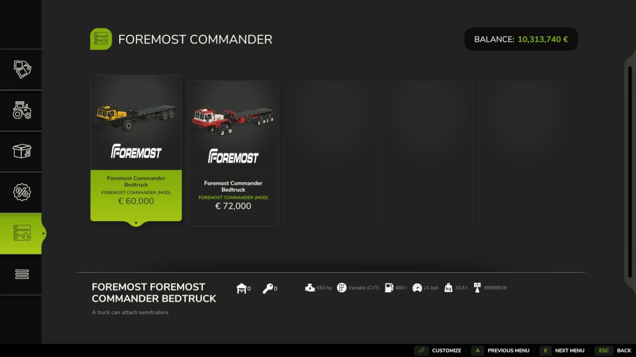 Leistungsstarker Forsttraktor Foremost Commander 650 PS für Offroad-Arbeiten in FS25