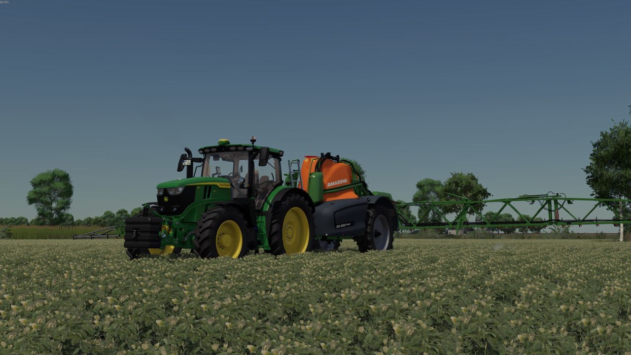 Traktor John Deere 6R 175-215 do Farming Simulator 25