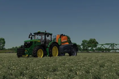 Traktor John Deere 6R 175-215 do Farming Simulator 25 — 3