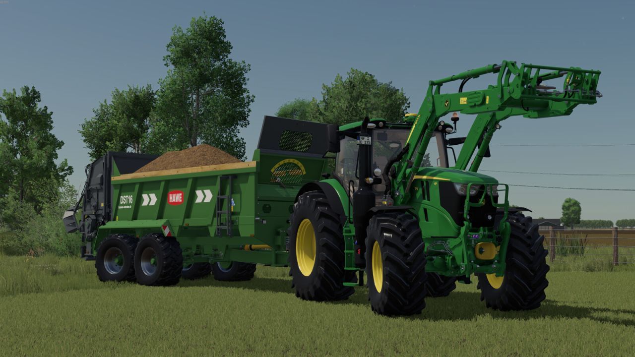 Traktor John Deere 6R 175-215 do Farming Simulator 25
