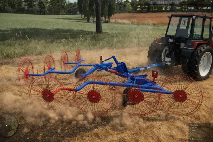 Mod für die John Deere GVS 6U Rechen für Farming Simulator 25