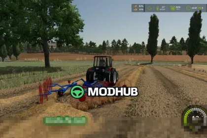 Мод на граблі Rostselmash GVS 6U для Фермер Симулятор 25