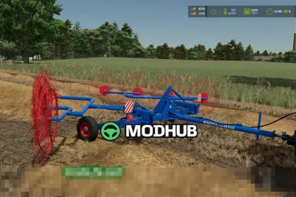 Мод на граблі Rostselmash GVS 6U для Фермер Симулятор 25