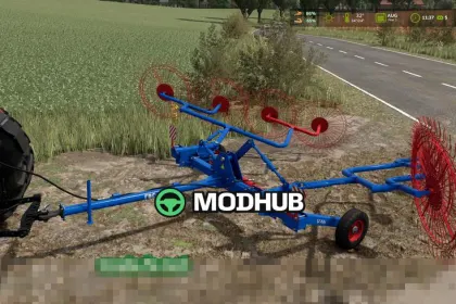 Мод на граблі Rostselmash GVS 6U для Фермер Симулятор 25