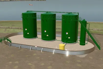 Effektives Oilfiled Water Storage Pack — Wasserspeicher, Teiche und Pumpe für FS25 — 6