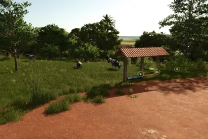 Малий випас для корів, коней та овець для Farming Simulator 25