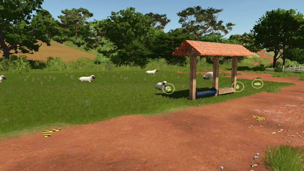 Малий випас для корів, коней та овець для Farming Simulator 25