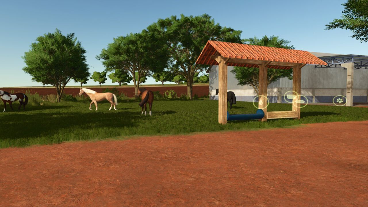 Малий випас для корів, коней та овець для Farming Simulator 25
