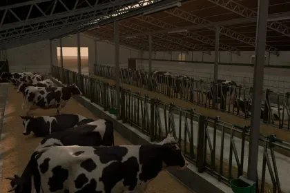 Корівник з конвеєром для гною для Farming Simulator 25 — 2