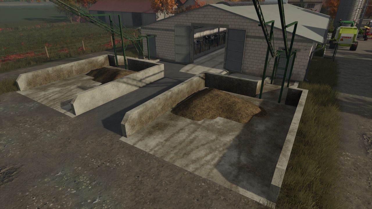 Корівник з конвеєром для гною для Farming Simulator 25
