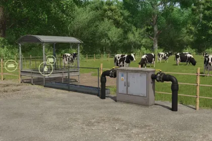 Система автоматичного водопостачання для тварин та теплиць для Farming Simulator 25
