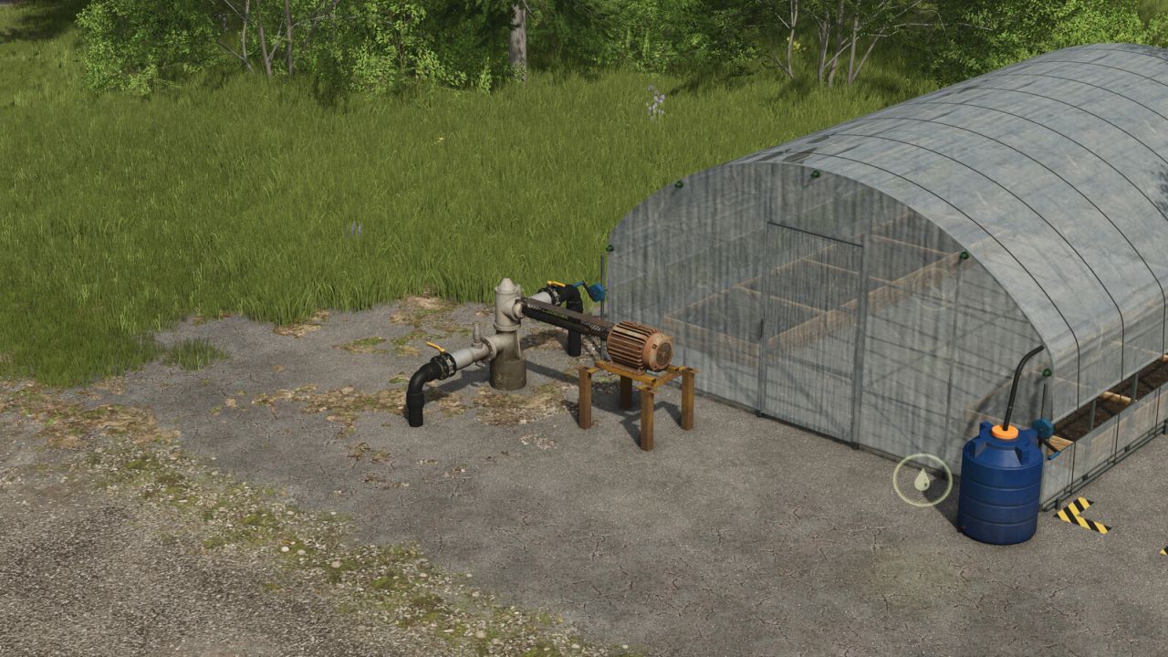 Система автоматичного водопостачання для тварин та теплиць для Farming Simulator 25