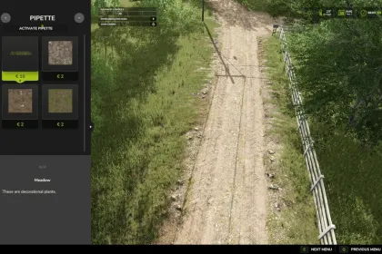 Terrain Texture And Object Picker for Farming Simulator 25 — 2