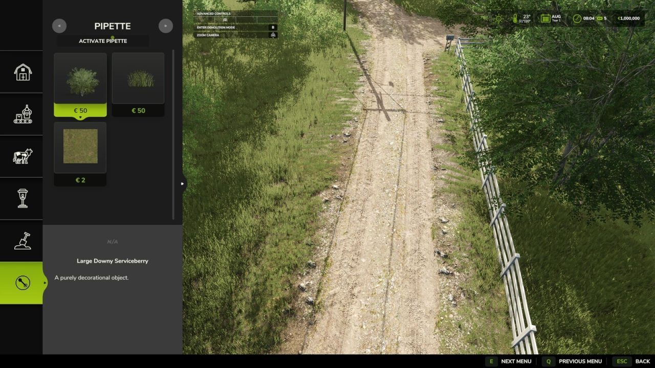 Terrain Texture And Object Picker for Farming Simulator 25
