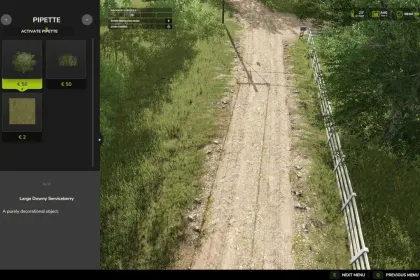 Terrain Texture And Object Picker for Farming Simulator 25 — 3