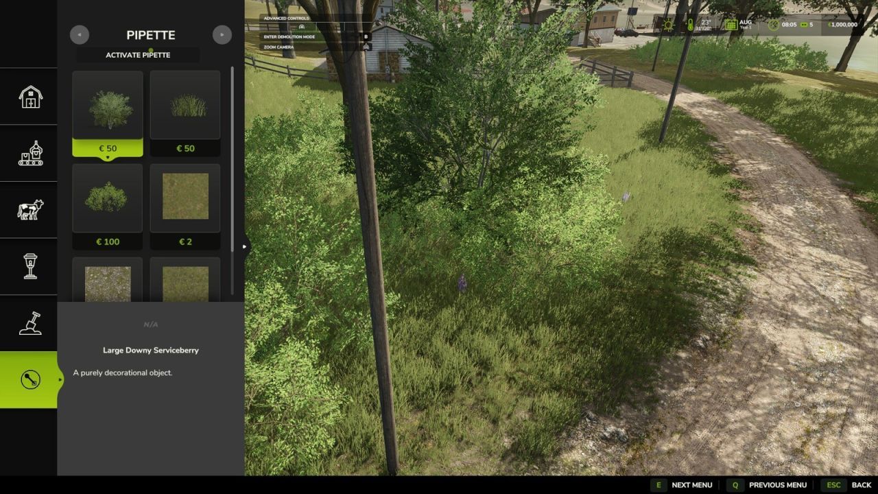 Terrain Texture And Object Picker for Farming Simulator 25