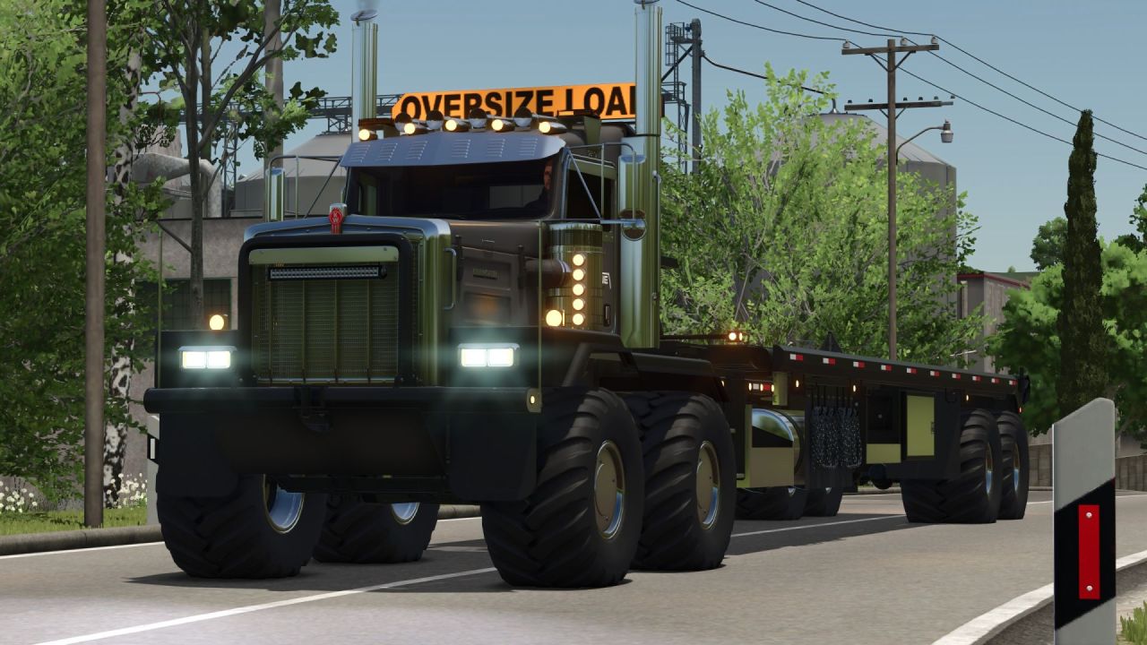 Powerful C500 Oilfield Bedtruck 1100 hp for Heavy Work in Farming Simulator 25