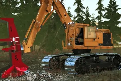 Лісозаготівельний комбайн Custom для Farming Simulator 25