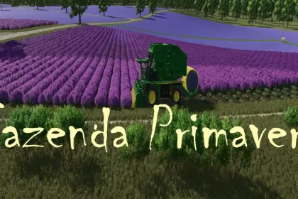 Карта Fazenda Primavera для Farming Simulator 25