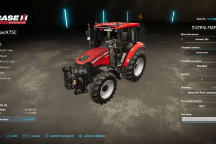 Трактор Case IH Farmall 75C Edit для Farming Simulator 22 — 3