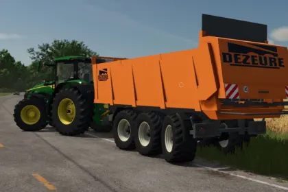 Розкидач гною Dezeure MC186 для Farming Simulator 25 — 2