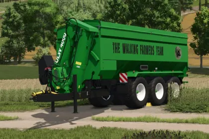 Effizienter Überladewagen Hawe ULW 4000 für schnelle Ernte in FS25