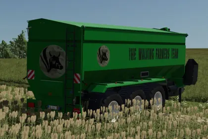 Efektywny Przyczep Hawe ULW 4000 do Szybkiego Zbierania Plonów w FS25 — 2