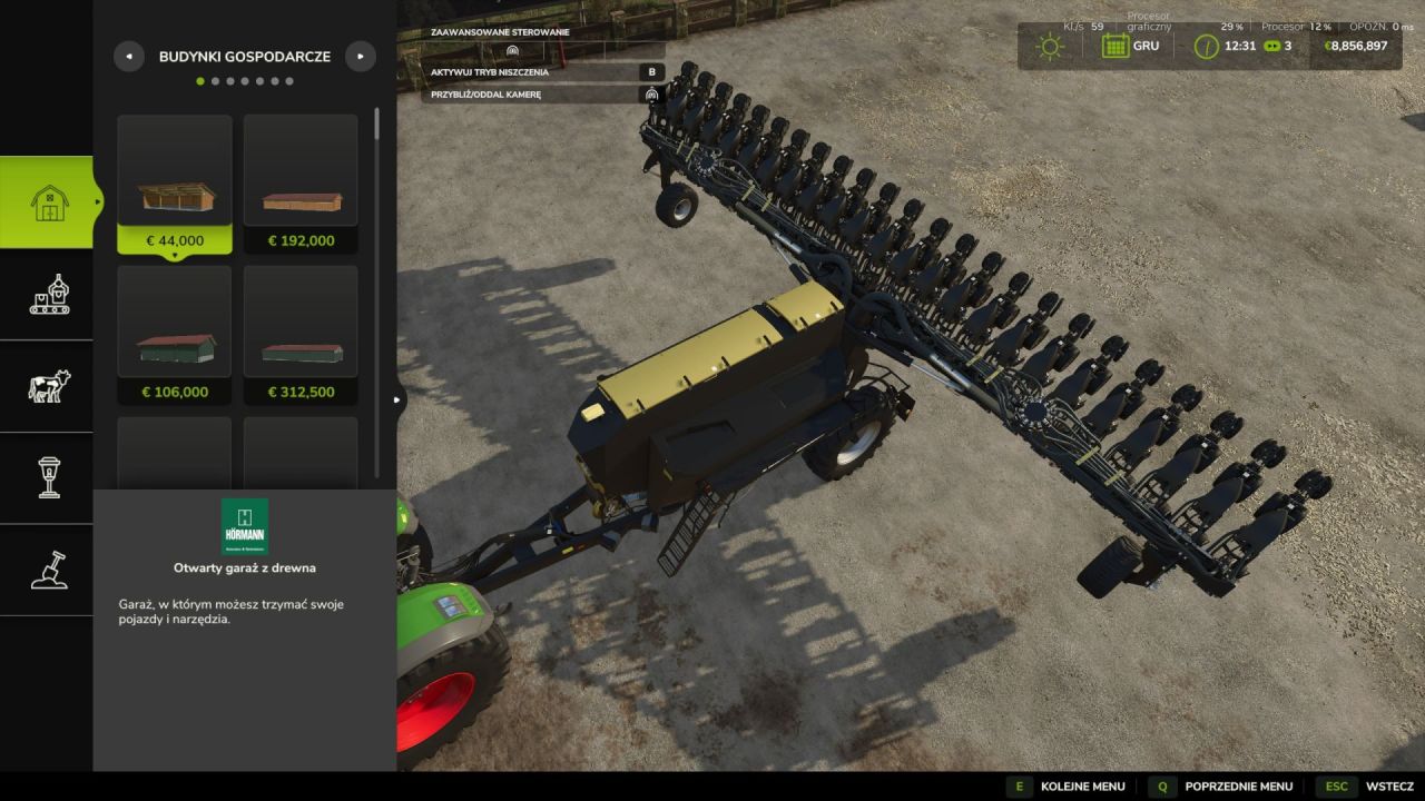 Сівалка DANNY Universal Seeder X12 для Farming Simulator 25