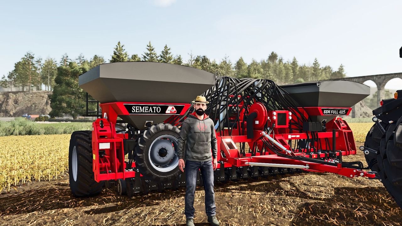 Сівалка Semeato SSM FULL 4115 для Farming Simulator 25