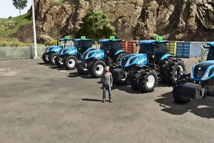Трактор New Holland T7 для Farming Simulator 25 — 2