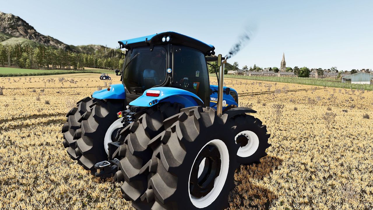 Трактор New Holland T7 для Farming Simulator 25