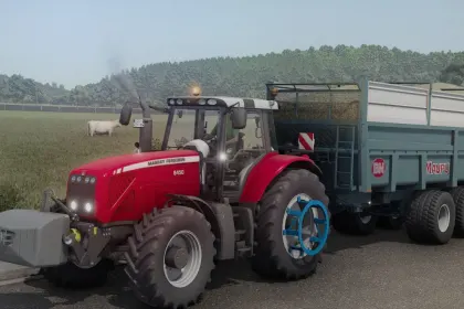 Traktor Massey Ferguson 8400 do Farming Simulator 25 — 2