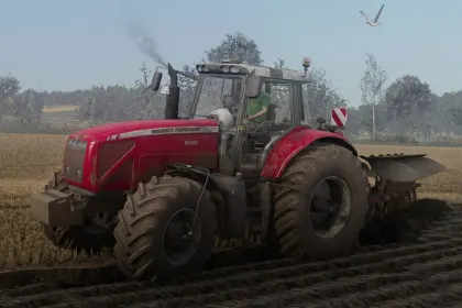 Traktor Massey Ferguson 8400 do Farming Simulator 25 — 3