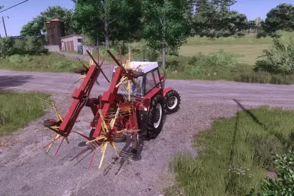 Heuwender Agrozet SB4H für Farming Simulator 25 — 2