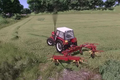 Heuwender Agrozet SB4H für Farming Simulator 25 — 3