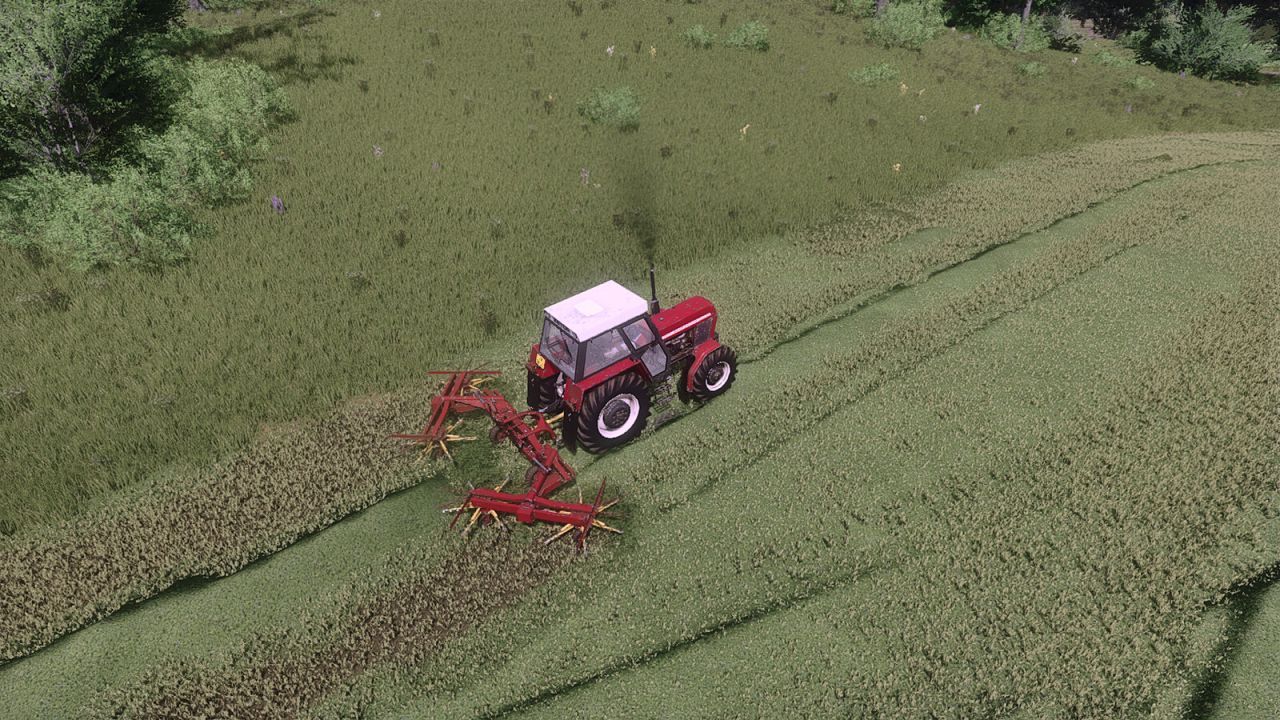 Heuwender Agrozet SB4H für Farming Simulator 25