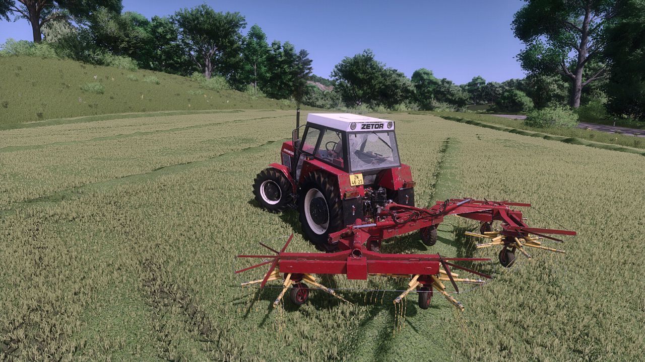 Heuwender Agrozet SB4H für Farming Simulator 25