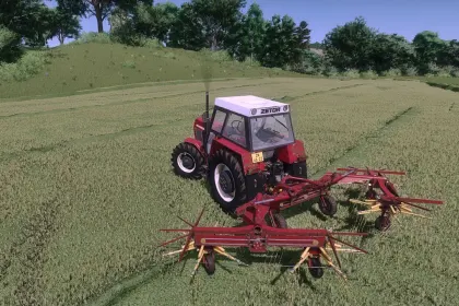 Heuwender Agrozet SB4H für Farming Simulator 25 — 6