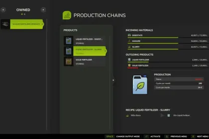 Skalierte Düngerproduktion für Farming Simulator 25 — 3