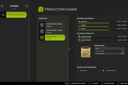 Skalierte Düngerproduktion für Farming Simulator 25 — 4