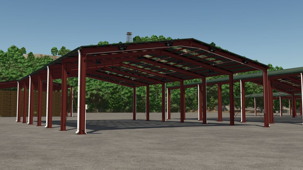 Пакет відкритих сараїв для Farming Simulator 25