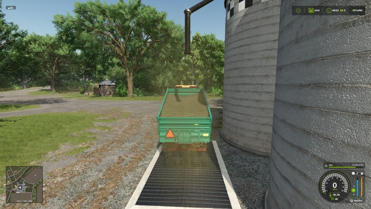 Розширення силосу для кормів для Farming Simulator 25