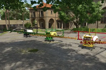 Ефективний Sprayer Reskin Pack: 3 Версії KBH / LMC / Bestway для Farming Simulator 25
