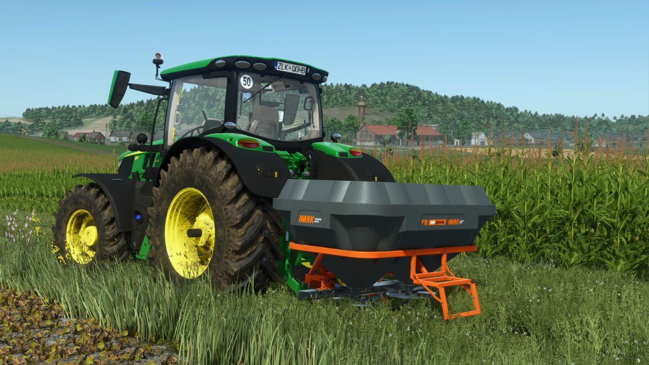 Розкидач добрив IMAK DF2000 для Farming Simulator 25