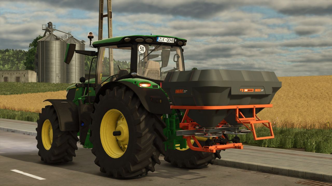 Розкидач добрив IMAK DF2000 для Farming Simulator 25