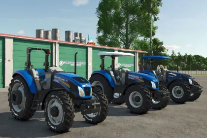 Traktor New Holland TD TENTE Edit do Farming Simulator 25