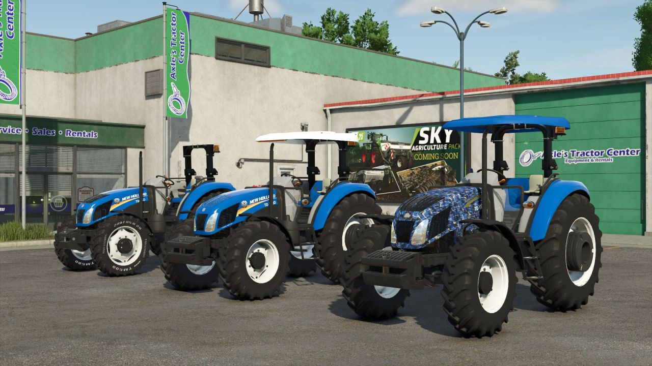 Traktor New Holland TD TENTE Edit do Farming Simulator 25