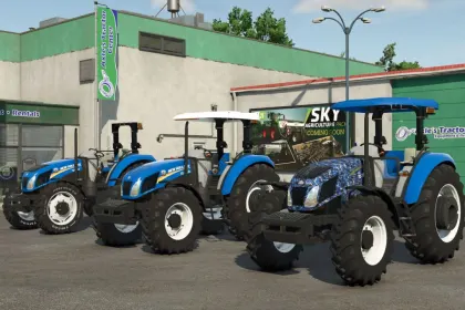 Traktor New Holland TD TENTE Edit do Farming Simulator 25 — 2